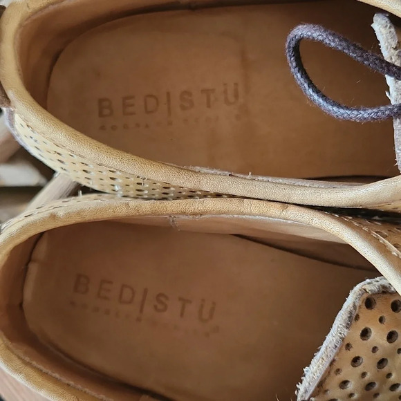 ||BED STU|| oxfords/flats, tan, leather, handmade, lace up, size 8 - Picture 7 of 8